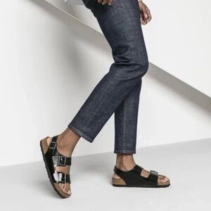 Birkenstock Milano BS Amalfi Black Slingback Sandal
